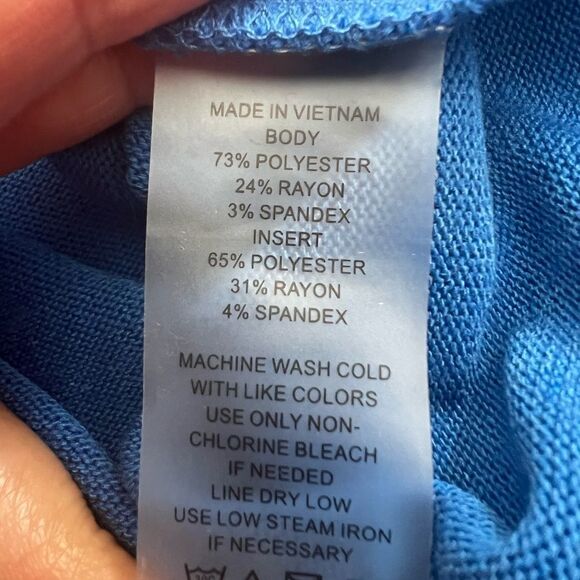 Vince Camuto Cozy Dolman Sleeve Sweater in Metro Blue Medium - Picture 10 of 10